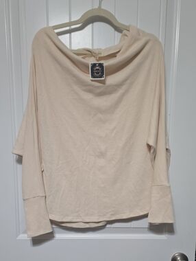 Sweet Love Cream Waffle Knit Pullover